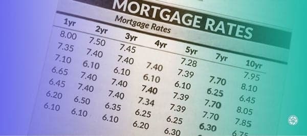 An adjustable rate mortgage table