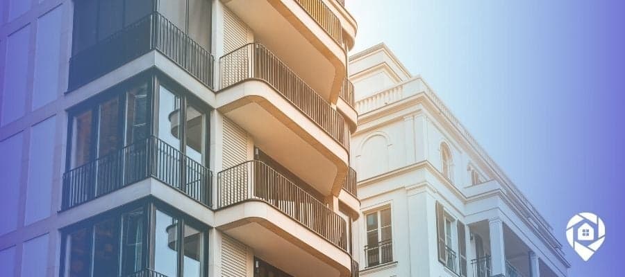 Modern apartment buildings in Knoxville representing BRRRR real estate investment strategy.