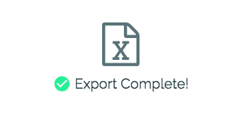 Export Complete