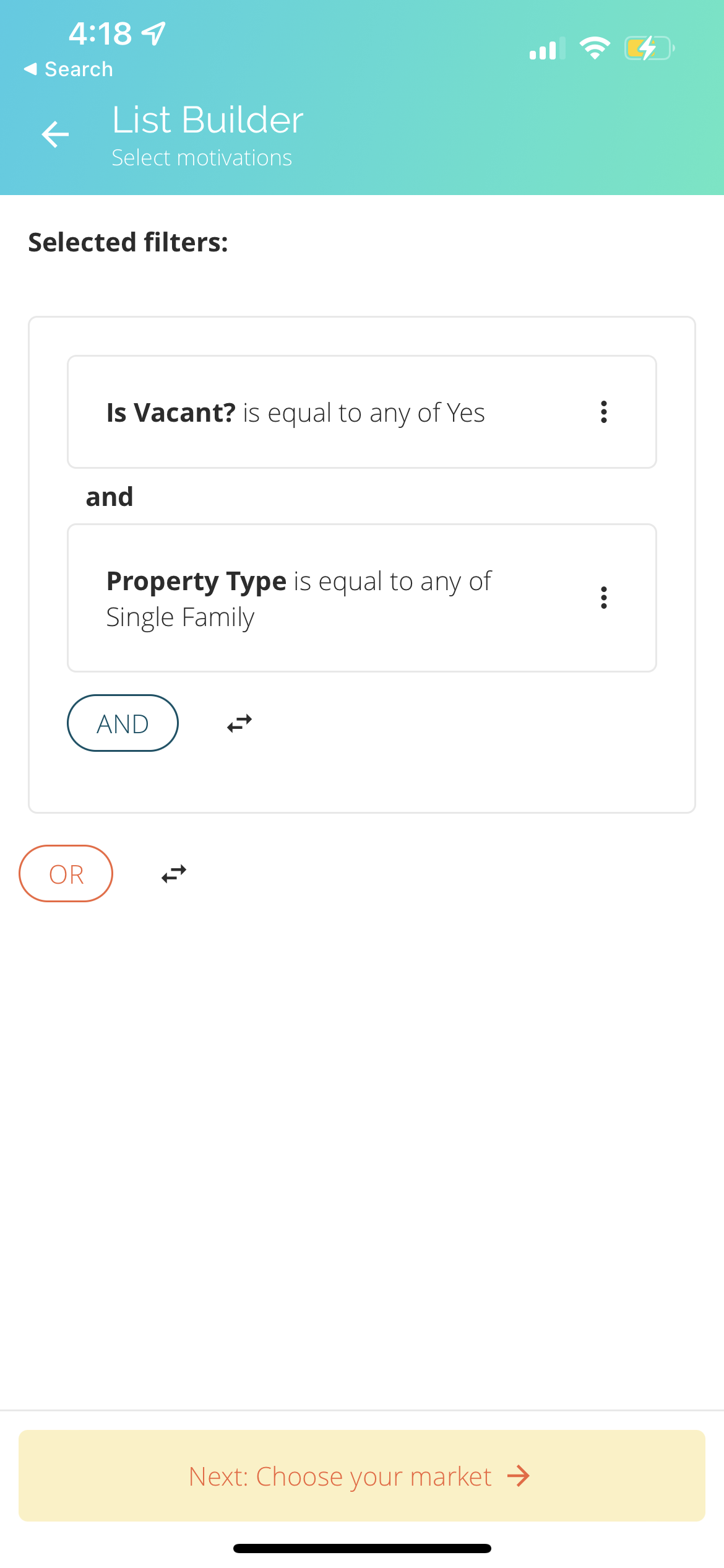 Clarify your target properties Clarify your target properties