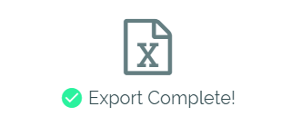 export complete